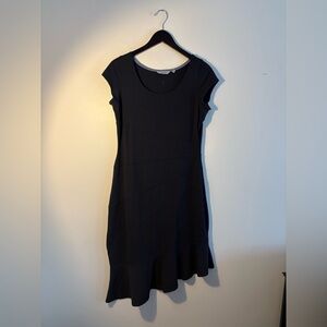 Athleta Black Asymmetrical Dress